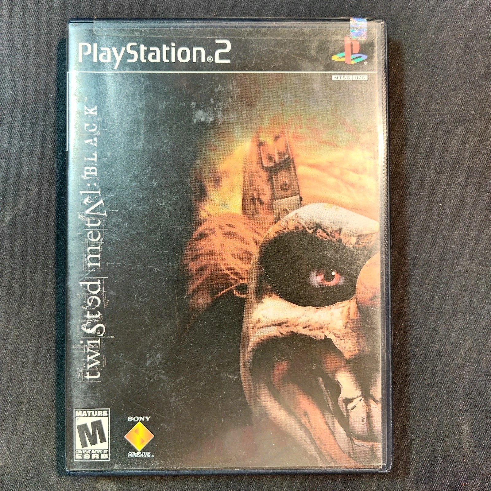 Twisted Metal: Black (Sony PlayStation 2, 2001) CIB Black Label w/Manual Tested