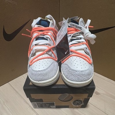 Off-White x Nike Dunk Low Lot 19/50 Sail Neutral Grey DJ0950-119 US 8,5