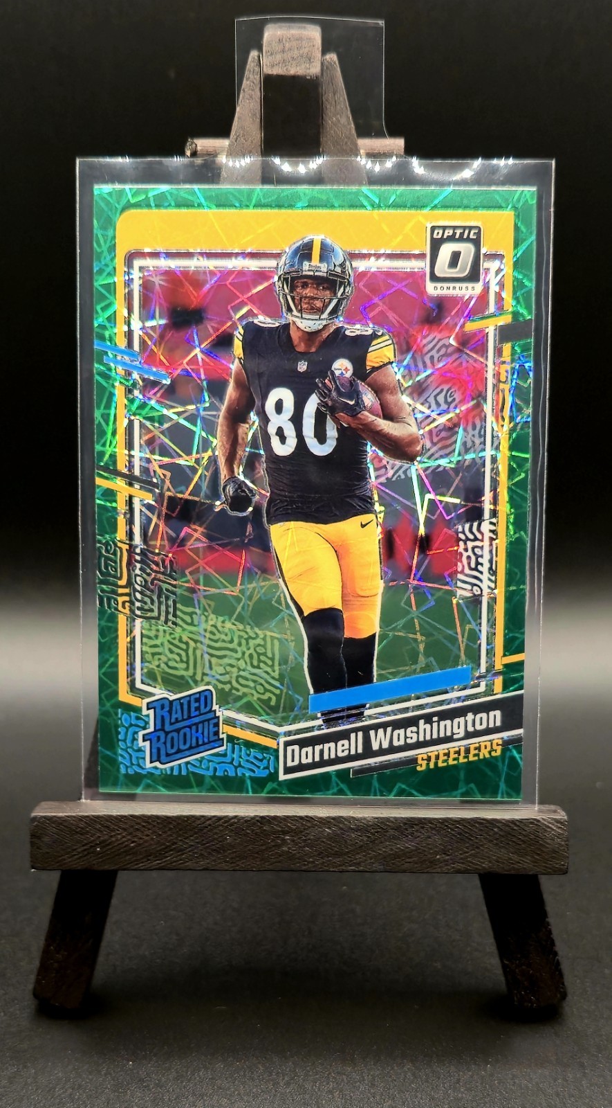 Darnell Washington Panini Donruss Optic #286 Green Velocity