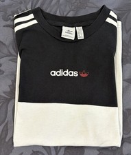Adidas Boys Top White/black 13-14 Years