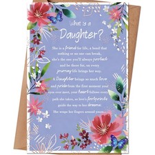 Daughter Birthday Card  Happy Birthday Card  Gift for Daughter from Mom Dad
