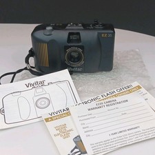 1980's Vivitar EZ35 Point Shoot Focus Free 35mm Basic Film Camera- Retro