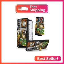 Dikoer for Samsung Galaxy S23 Plus 6.6" Kickstand Case with Card Holder, Dual La