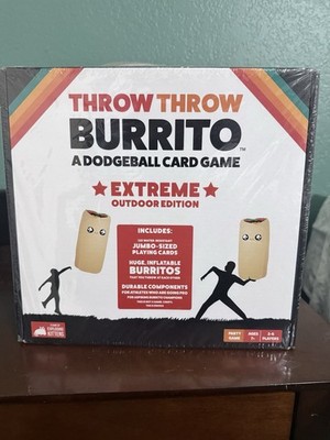 EXPLODING KITTENS Throw Throw Burrito Extreme Outdoor Jumbo Cards Inflatable Bu 