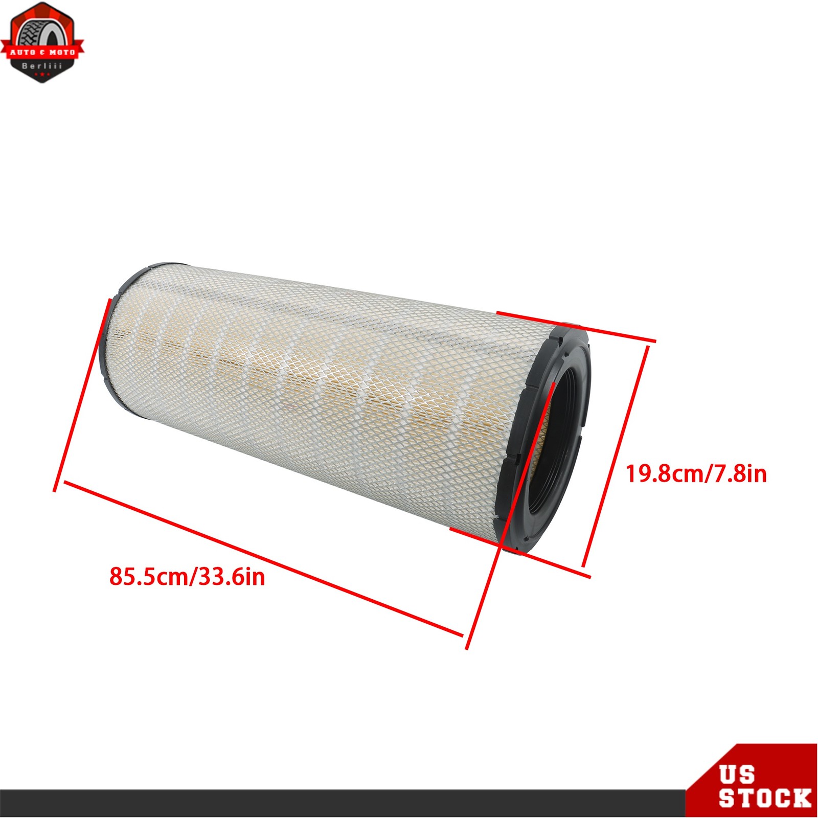 For Peterbilt 386 Baldwin RS3516 Luber Finer 1698941C1 AF26657 Engine Air Filter