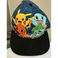 Pokemon Hat 2016 Wrap Around Graphics Snapback Youth Size Baseball Cap One Size