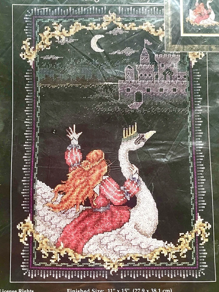 Janlynn - FLIGHT OF FANTASY - Vintage Cross Stitch Kit - #157-38 - Unopened/New - Image 2 of 4