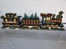 St Nicholas Square Illuminated 3-Piece Train Set * The Village Collection * 2008