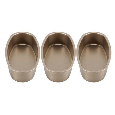 3 Stück Antihaft Ovale Form Kuchenform Käsekuchen Laib Brot Form Backen7576