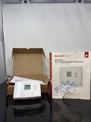 Honeywell Home Model RTH111B Non-Programmable Thermostat No Screws