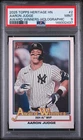 AARON JUDGE AWARD WINNERS HOLOGRAPHIC YANKEES MVP 2025 TOPPS HERITAGE HN PSA 9