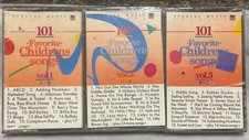 Set of 3 Cassette Tapes 101 Favorite Children s Songs Vol. 1 2 3 Sealed NOS