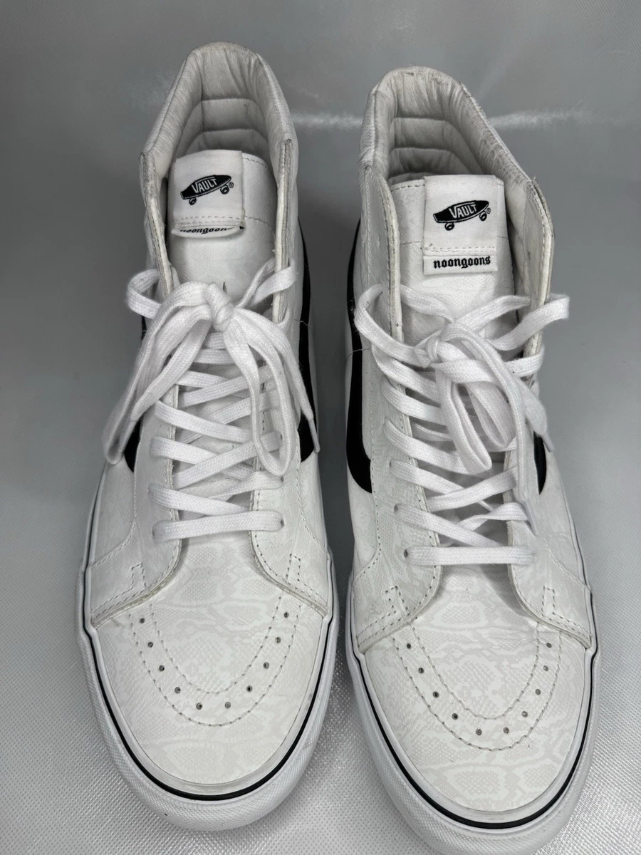 Noon Goons x Vans Sk8- Reissue VLY LX High White Snake for sale | eBay