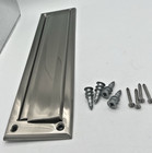 Rejuvenation IDH by St. Simons Letter Mail Slot Brushed Nickel 13 x 3.5 inches