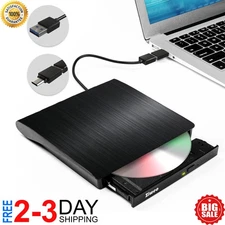 External DVD Drive USB C SuperDrive for Apple, Slot-in CD Drive for Mac, Port...
