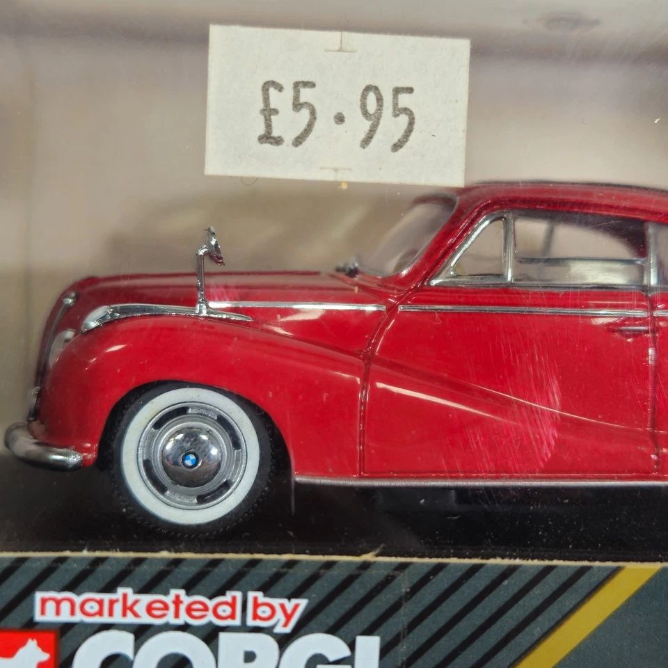 Corgi Detailcars Modelo Platino 241 BMW 502 Cupé Rojo 96649 Escala 1:43 Paquete de Caja Foto 2 de 4