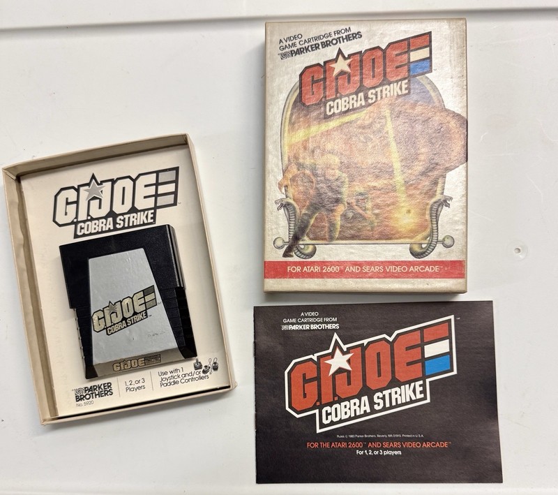 G.I. Joe Cobra Strike for Atari 2600 Complete In Box