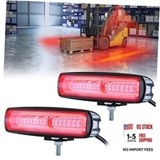 New 15 LED Forklift Safety Lights - 30W DC 12-80V Warehouse Warning Lights Red