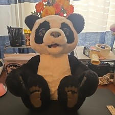 FurReal PLUM The Curious Panda Cub Interactive Plush Moves Sounds Tested Works