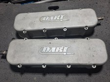 Dart Cast Tall Aluminum Bbc Valve Covers Wvacuum Pump Fitting Dart Cast Tall Aluminum Bbc Valve Covers Wvacuum Pump Fitting