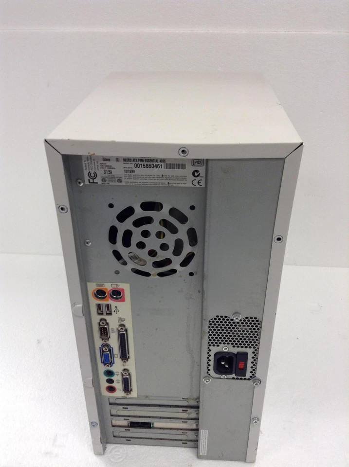 GATEWAY Essential 400C Intel Celeron 400Mhz Computer w/ 32MB Ram, CDROM, WORKING - Image 4 of 4