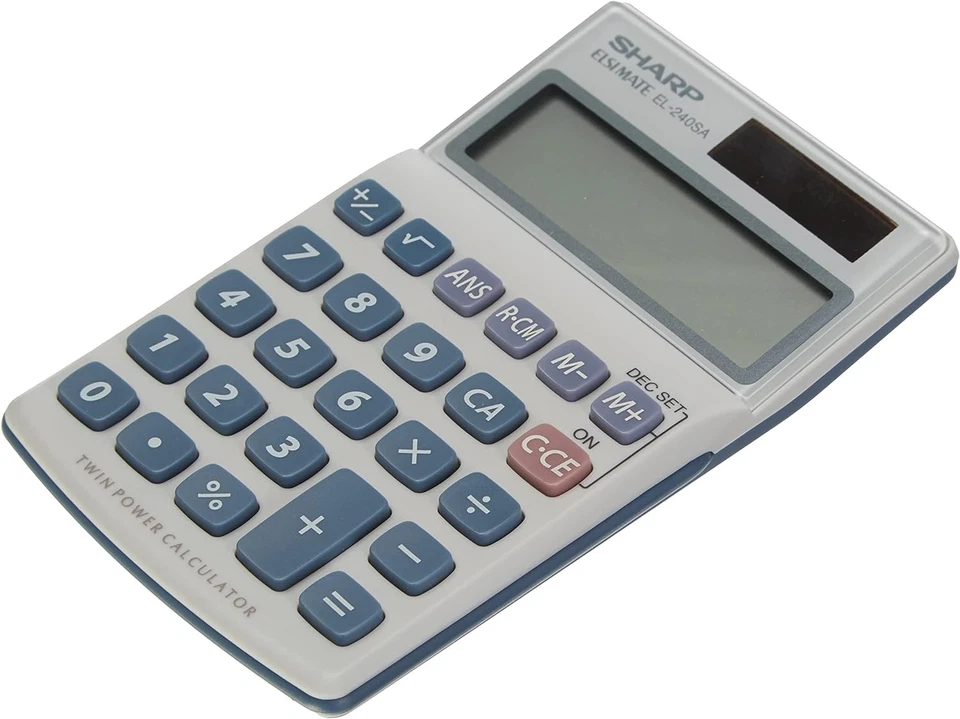 Sharp EL 240SAB Calculator,Grey 1 - Image 4 of 4