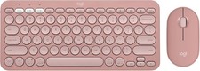 Logitech Pebble 2 Slim Bluetooth Combo Wireless Keyboard  Mouse PC / MAC Pink