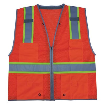 Condor 11K785 2Xl Class 2 High Visibility Vest, Orange