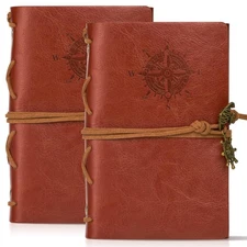 Watercolor Journal, 2 Pack 30 Sheets, 100 Cotton 300gsm/140lb Cold Press, Aci...