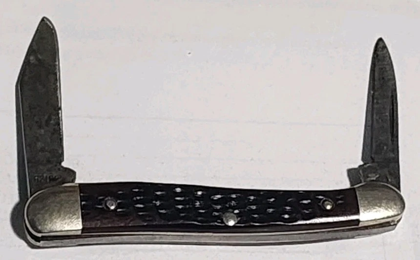 Bonita navaja de bolsillo Case X X 1964 a 1969 EE. UU. 62109X Baby Mini Copperhead Foto 4 de 4