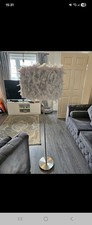Fluffy Grey Lamp