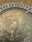 1899-O Morgan Silver Dollar Framed in nice chain — photo 8