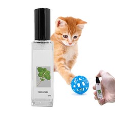 Herbal Catnip Spray 20ml Joy Inducing Mist for Indoor Cats Calming Play Aid