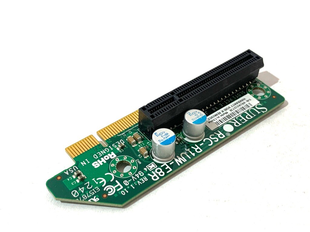 Supermicro Pcie Riser Card Supermicro 1u Riser Card Pci-e X8 Pn: Rsc-r1uw-e8r Driver SUPERMICRO ...