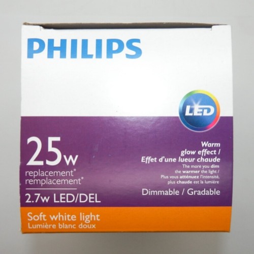 Philips G25 25W Dimmable Soft White Light Bulb 549352 9290022047 - 第 2/6 張圖片