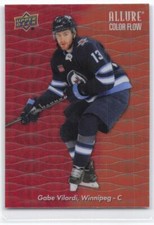 2023-24 Upper Deck Allure #CF-23 Gabe Vilardi Color Flow - Red-Orange