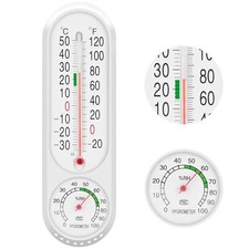 Outdoor/Indoor Thermometer Hygrometer Humidity Meter Temperature Gauge Meter New