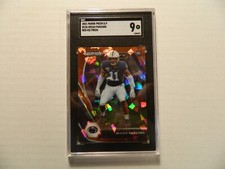 2021 Panini Prizm Draft Picks Red Cracked Ice Card of Micah Parson - Cowboy SGC9