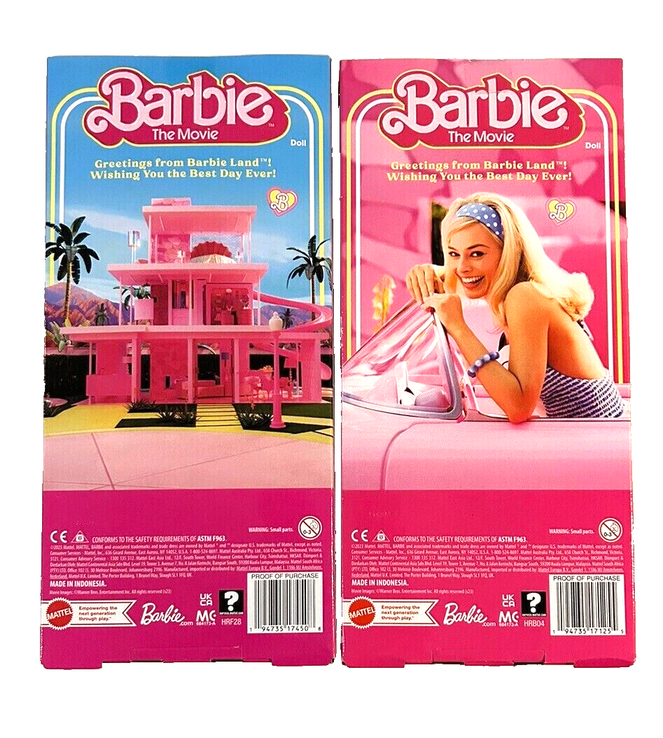 BARBIE THE MOVIE BARBIE & KEN ROLLERBLADES SET INLINE SKATING