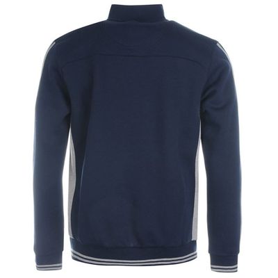Sweat LONSDALE LONDON Homme – 1/4 Zip – Gris Chiné – Neuf Avec étiquette