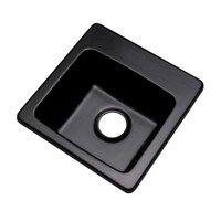 Dekor Sinks 27099q Duxbury Composite Granite Prep Sink 16 Black on sale Dekor Sinks 27099q Duxbury Composite Granite Prep Sink 16 Black on sale