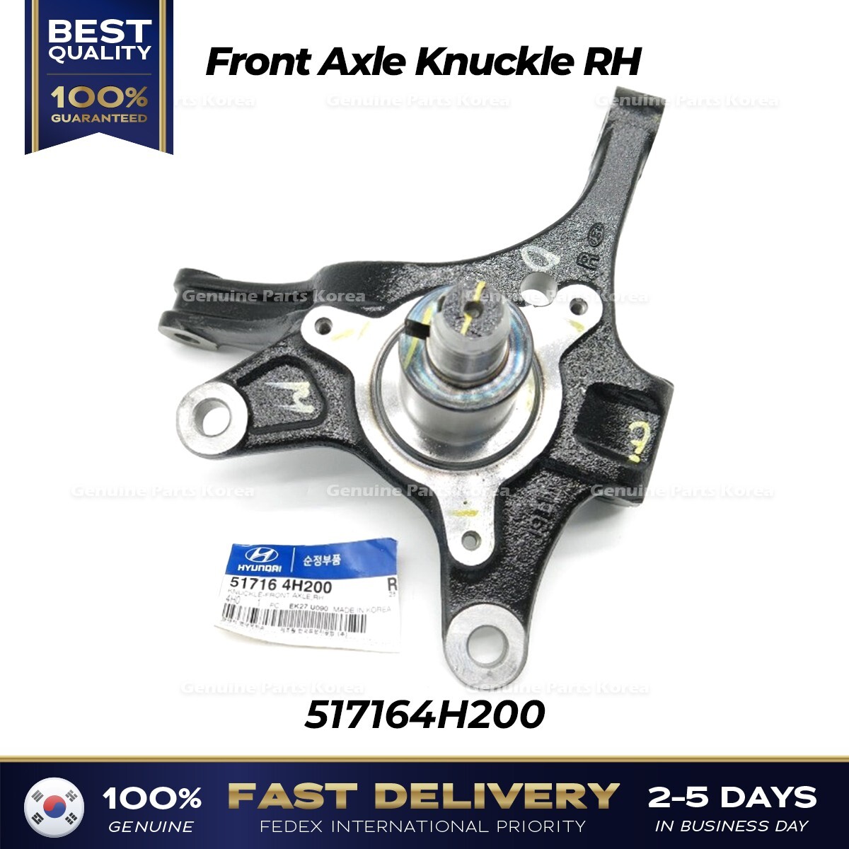 ⭐Genuine⭐ Front Axle Knuckle RH 517164H200 for Hyundai H1 Grand