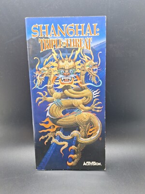 Shanghai Triple Threat (3DO, 1993)  Manual Only For Long Box
