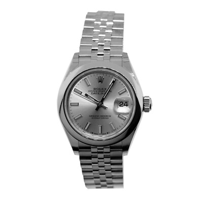 Rolex Lady-Datejust 28mm Stainless Steel Silver Index Dial