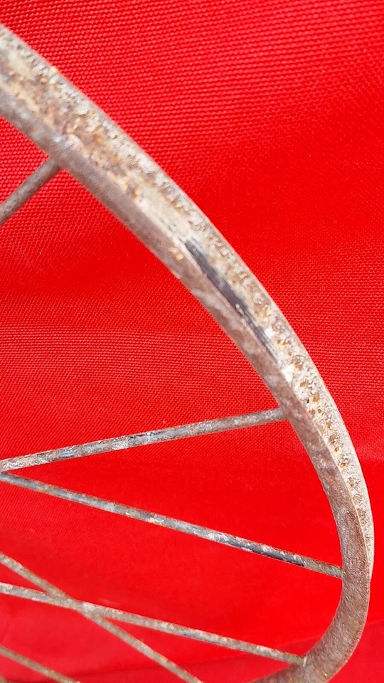 4 Roues Ancienne  landeau 1900 Vintage  - Photo 3/4