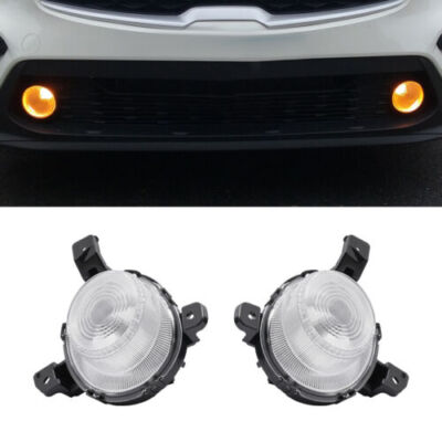 For 2019-2020 Kia Forte 2x Halogen Bumper Fog Lights Lamps Left+Right Clear Lens
