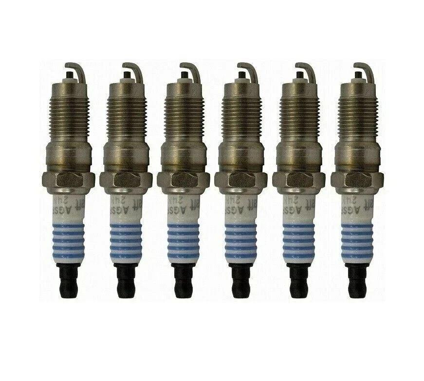 Juego de kit de cables de encendido OEM MOTORCRAFT WR6096 y 6+ bujías Motorcraft SP412 Foto 3 de 3