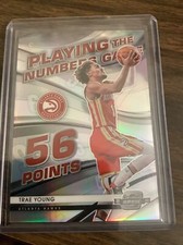 2021-22 OPTIC BASKETBALL PLAYING THE NUMBERS GAME SILVER TRAE YOUNG