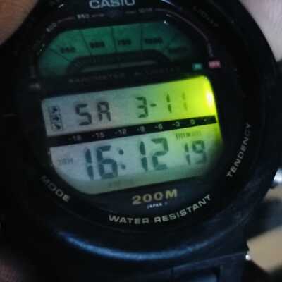 CASIO G Shock DW-6500 Module 1160 Alarm Chronograph Vintage Watch
