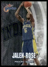 2000-01 Fleer Game Time #26 Jalen Rose
